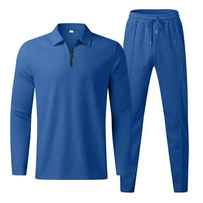 Men's Tracksuits 2 Piece Activewear Outfit Sportswear Suit  Jogging Athletic Set • $27.95