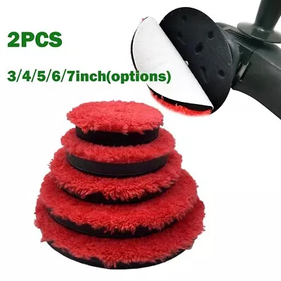 Car Maintenance Polishing Pads Polishing Sponge Foam Waxing Microfiber • £9.31