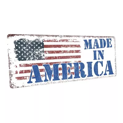 Made In America Metal Sign; Wall Decor For Home And Office • $26.99