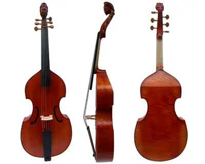 Baroque Style SONG Professional Maestro 6 Strings 27  Bass Viola Da Gamba #15478 • $1299