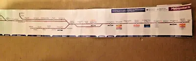 Original London Underground Tube Map Metropolitan Line New • £24.99