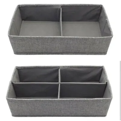 Grey Chest Drawer Cupboard Wardrobe Dividers Choice Of 2 Or 4 Dividers  • £6.99