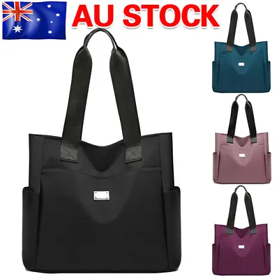 Nylon Lightweight Waterproof Tote Bags Shoulder Bag Large Capacity Handbag UK • $21.99