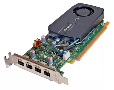 NVIDIA NVS 510 2GB GDDR3 4-Mini DisplayPort DP 4x Monitor Out Video Card GPU • $18.95