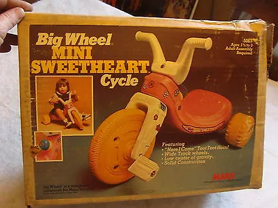 1979 Unused MARX BIG WHEEL Mini Sweetheart Cycle FOR LITTLE GIRLS • $520.70