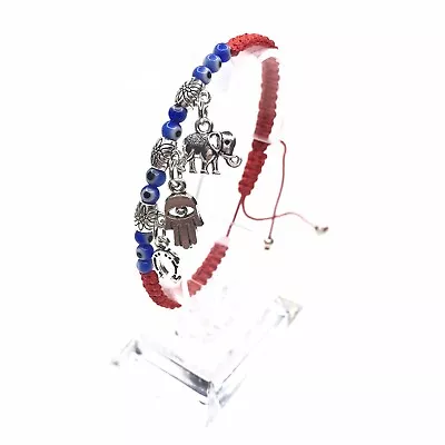 Hamsa Hand Evil Eye Protection Bracelet Mal De Ojo Pulsera Amuleto • $10.99