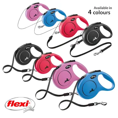 Flexi Classic Dog Lead Retractable Dog Leash/Lead - XS / Small / Medium / Large • £10.99