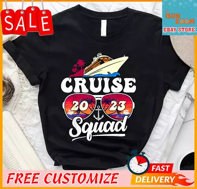$15.92 • Buy Cruise Squad 2023 Family Vacation Matching Family Group T-shirt For Men Women
