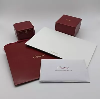 $20.50 • Buy Cartier Love Ring Packaging Including Bag, Ring Box, Certificate, Envelope