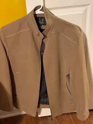 Dodsolld Mens Dress Jacket Size Large Tan With Pockets Super Sharp. • $40