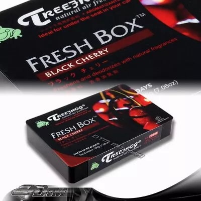 Black Cherry - TreeFrog Natural Xtreme Fresh Box Car Air Freshener Universal • $9.20