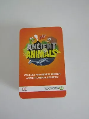 Woolworths Full Set Of Ancient Animals Cards 1 - 81  **NEW** • $14.50
