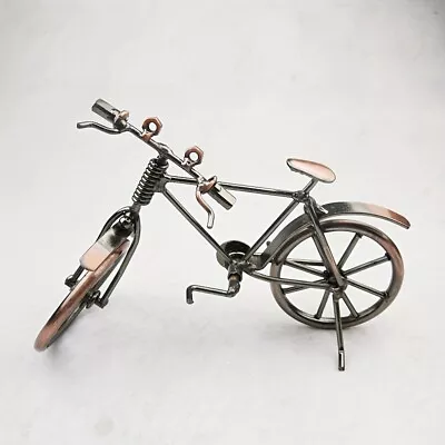 Iron Model Creative Bike Metal Craft Decoration Retro Home Furnishing Souvenirs • $16.90