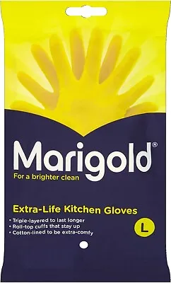 Marigold Extra Life Kitchen Gloves  Washing Up Large • £2.99