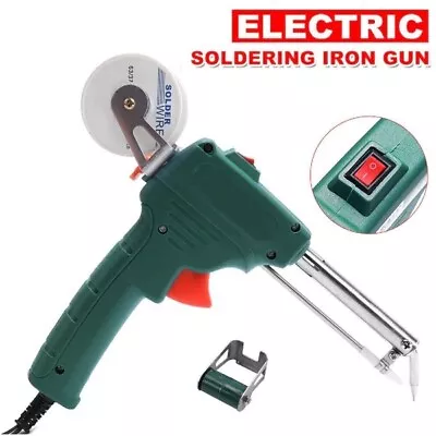 Electric Soldering Iron Gun Station Solder 60W Tin Welding Temperature Auto Tool • $27.99