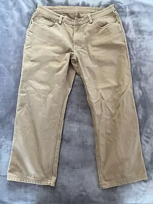 Duluth Trading Co 100% Cotton Work Pants Men's Size 40 X 30 Brown • $21.97