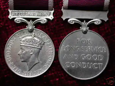 Replica Copy GVI Army Long Service & Good Conduct Medal • £12