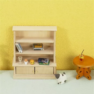 1:12 Dollhouse Miniature Bookcase Locker Storage Cabinet Rack Furniture DecorToy • $20.20