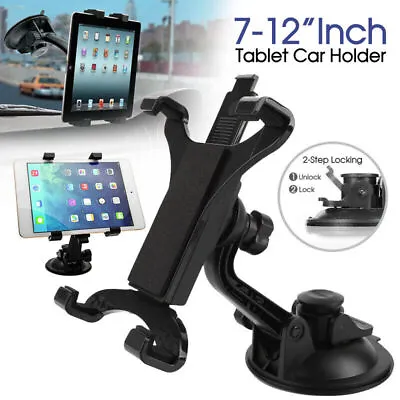 Car Windscreen Suction Mount Holder For IPad Mini Pro Samsung Tablet PC 7-12  • £6.99