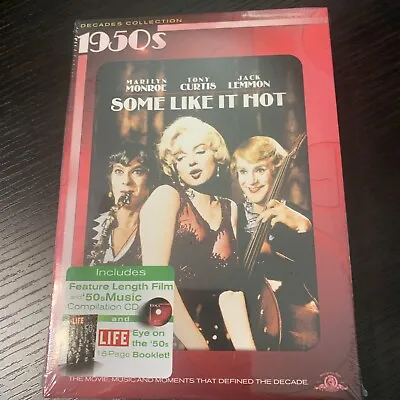 Some Like It Hot DVD Decades Collection Marilyn Monroe Jack Lemmon-NEW  • $11.44