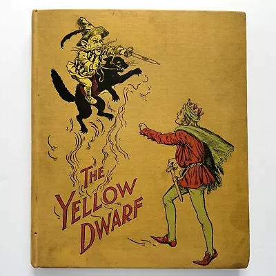 Antique Fairy Tale Book The Yellow Dwarf McLoughlin Bros. 1907 G. A. Davis • $34.99