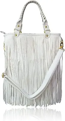 £21.99 • Buy Women's Fringe Messenger Shoulder Tassel Bag Ladies Designer Handbag Work Large