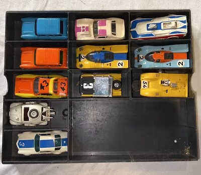 Aurora AFX Vintage Slot Cars Lot Of 11 With Parts And Box • $102.50