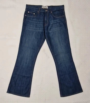 £23.50 • Buy Topman Flare Men's Blue Flared Leg Regular Fit Denim Jeans Trousers Size W34 L32
