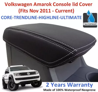 $45.90 • Buy Volkswagen Amarok Neoprene Console Lid Cover (wetsuit Fabric) Nov 2011-current
