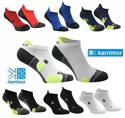 2 Pack Pairs Mens Running Socks Low Rise Trainer Gym Anti Odour Size 7-11 • £10.25