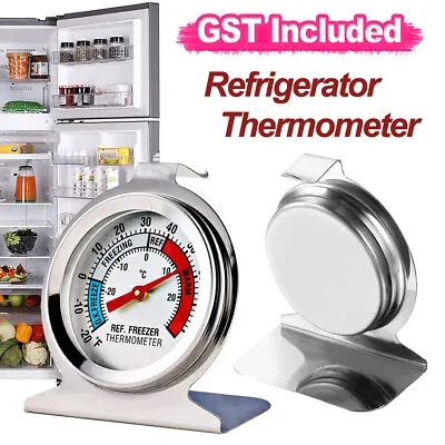 $12.89 • Buy 2pcs Refrigerator Thermometer Freezer Fridge Temperature Gauge Sensor