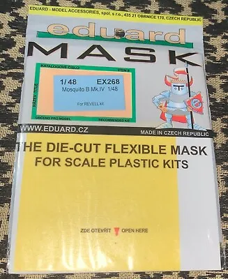 Mosquito B Mk.iv Eduard Die-cut Flexible Mask #ex268 • $15.95