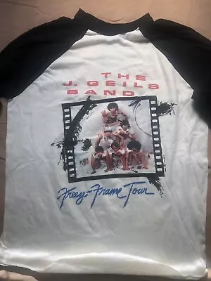 J Geils Band 1981 Freeze Frame Vintage T-shirt By Anvil Size Medium • $45