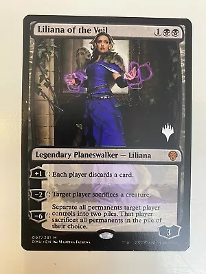 Liliana Of The Veil *Non-Foil* PROMO DMU MTG NM/MT Dominaria United Combine Ship • $14.99