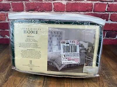 NIB - UNUSED Vintage LAURA ASHLEY HOME SOPHIA ROSE BLUE WESTERN KING BED SKIRT • $71.10