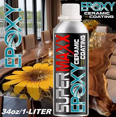 EPOXY RESIN PROTECTION CERAMIC CLEAR COAT 34oz/ 1 LITER • $295.95