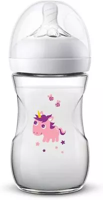 £11.59 • Buy Philips Avent / Natural Feeding Bottle / Unicorn Design / 260ml / 1 Months+