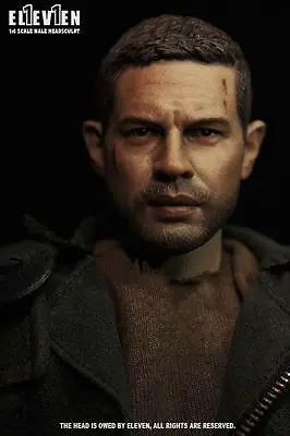 Eleven 1/6 Scale Tom Hardy Mad Max Head Sculpt For Hot Toys Figure Body • $18.99