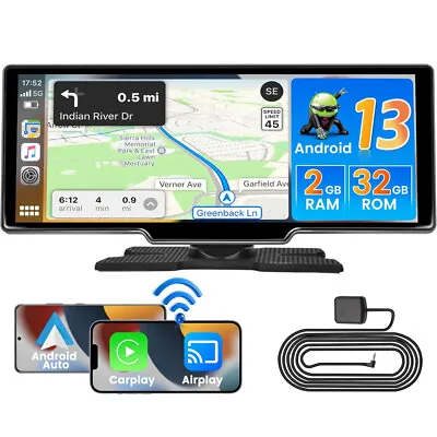 10.26  2+32GB Android 13 Car Radio Stereo GPS Navi Wireless CarPlay Android Auto • £89.99