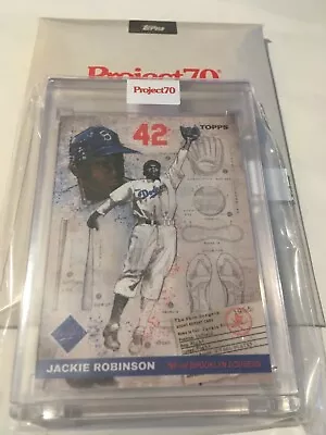 Jackie Robinson Topps Project70 Brooklyn Dodgers By The Shoe Surgeon #125 Card • £35