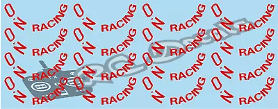 1/10 Tamiya OZ Racing Wheel Stickers Red Blue Or Black • £5.50