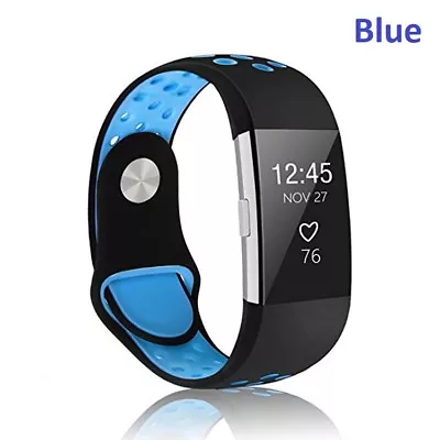 NEW Wrist Watch Sports Band Strap Silicone Fitbit Charge 2 Replacement Wristband • $13.99