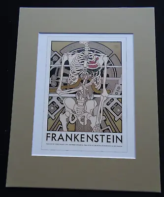 Frankenstein Human Skeleton Bones David Lance Goines Matted Art Print Poster • $39.99