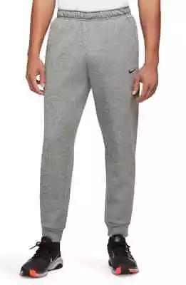 Nike Mens Therma FIT Tapered Sweatpants Grey Heather Large • $32.50