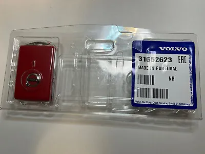 GENUINE VOLVO Factory OEM Red Key Remote Key Fob XC90 S60 XC60 V90 V60 31652623 • $139.99