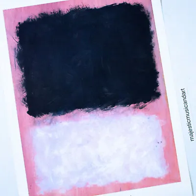 Mark Rothko Blue White Pink 1998 Gallery Poster Mint • $150