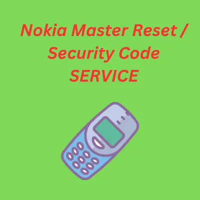 £0.99 • Buy Nokia Master Reset / Security Code UNLOCK SERVICE