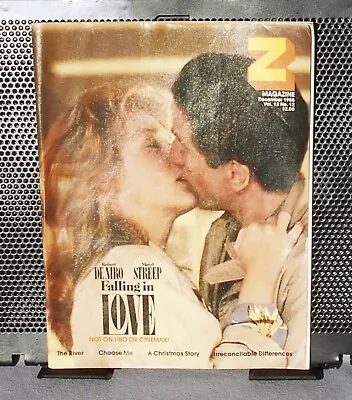 Z Channel Magazine DE NIRO / STREEP Movie - Cable TV Guide FALLING IN LOVE -1985 • $60