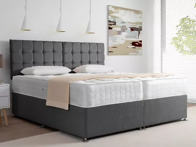 Zip And Link Divan Sets  Ortho Mattress + FREE MATCHING HB • £459.99