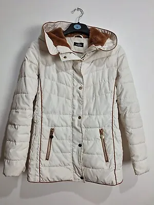 David Barry Womens Puff Coat Jacket Long Sleeve Full Ziped Size 12 • £7.50